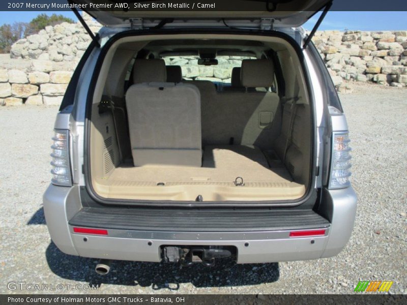 Silver Birch Metallic / Camel 2007 Mercury Mountaineer Premier AWD