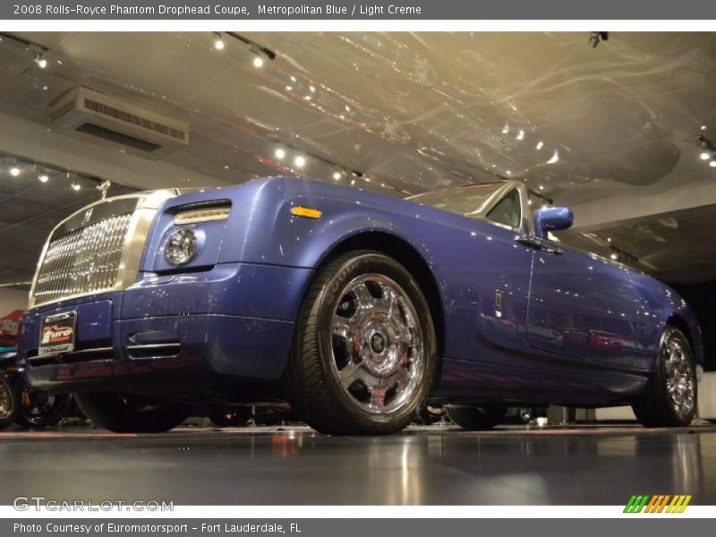 Metropolitan Blue / Light Creme 2008 Rolls-Royce Phantom Drophead Coupe