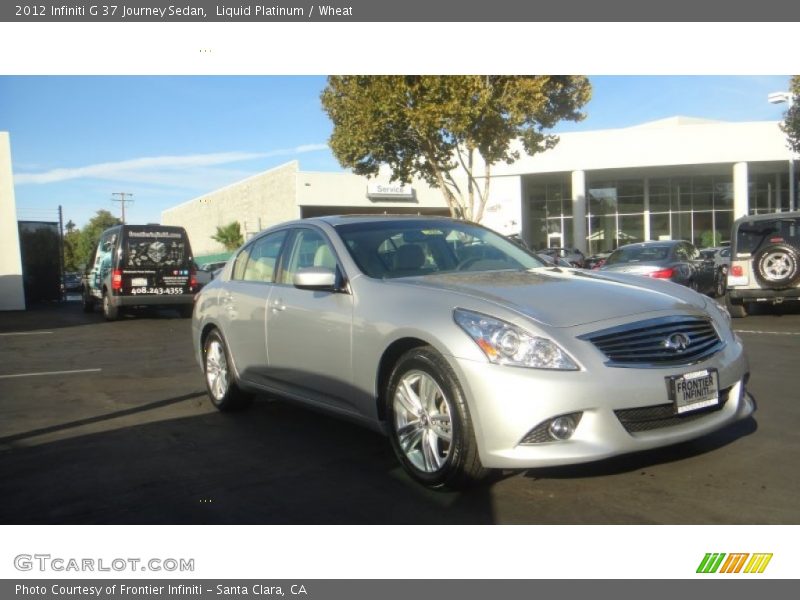 Liquid Platinum / Wheat 2012 Infiniti G 37 Journey Sedan