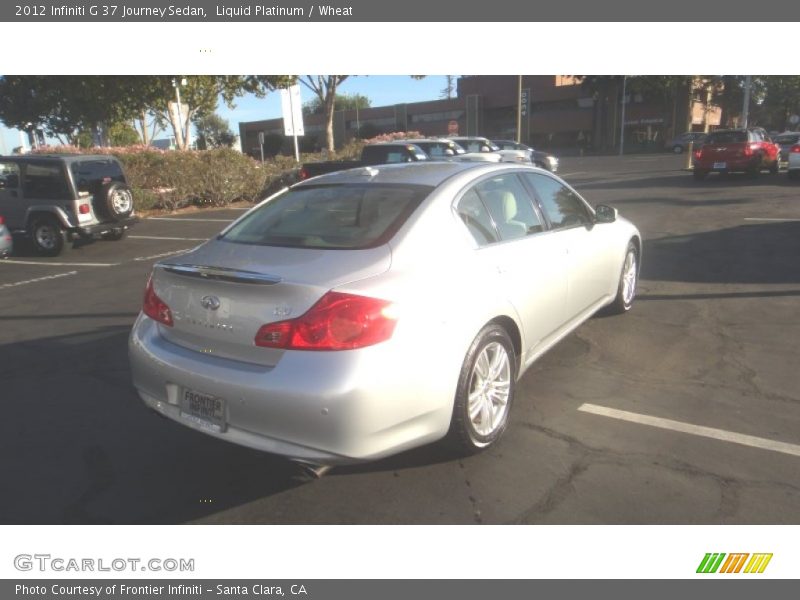 Liquid Platinum / Wheat 2012 Infiniti G 37 Journey Sedan