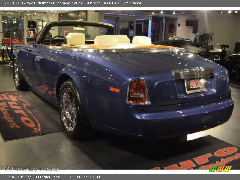 Metropolitan Blue / Light Creme 2008 Rolls-Royce Phantom Drophead Coupe