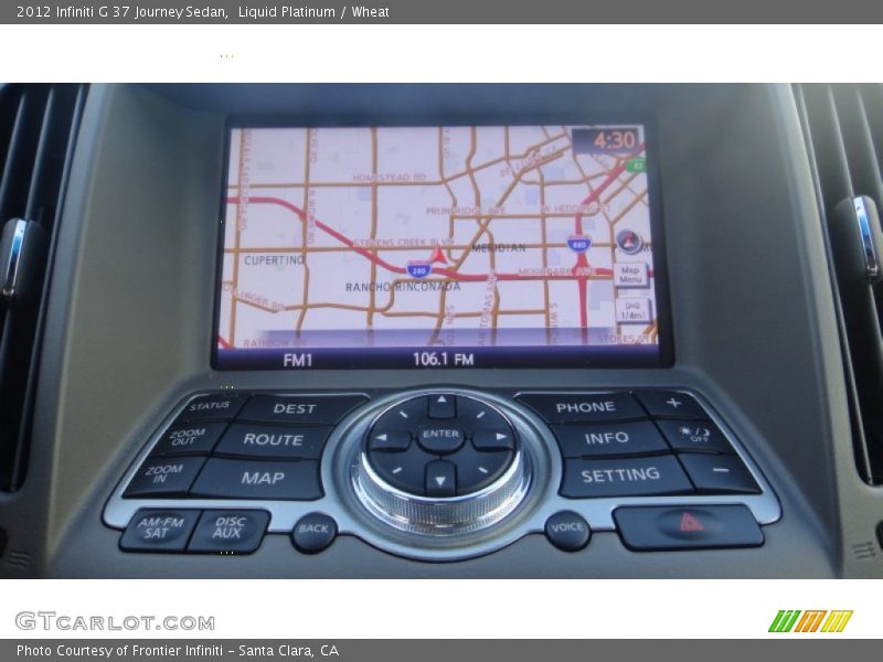Liquid Platinum / Wheat 2012 Infiniti G 37 Journey Sedan