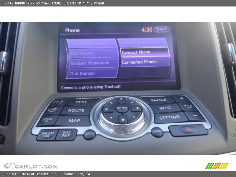 Liquid Platinum / Wheat 2012 Infiniti G 37 Journey Sedan