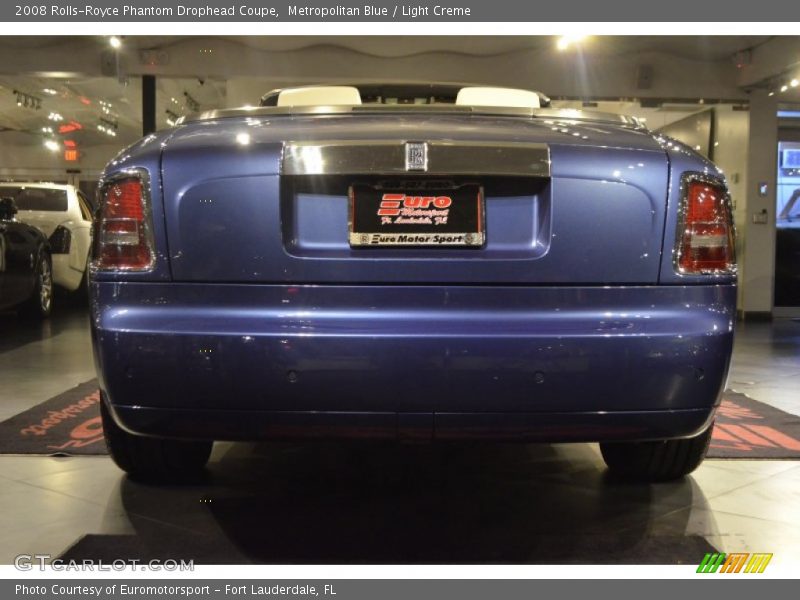Metropolitan Blue / Light Creme 2008 Rolls-Royce Phantom Drophead Coupe