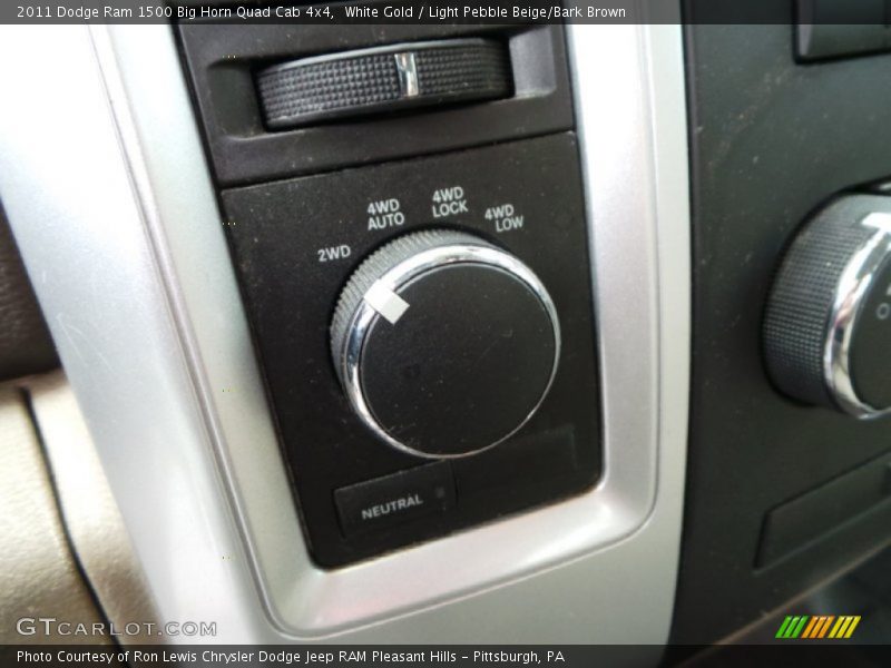 White Gold / Light Pebble Beige/Bark Brown 2011 Dodge Ram 1500 Big Horn Quad Cab 4x4
