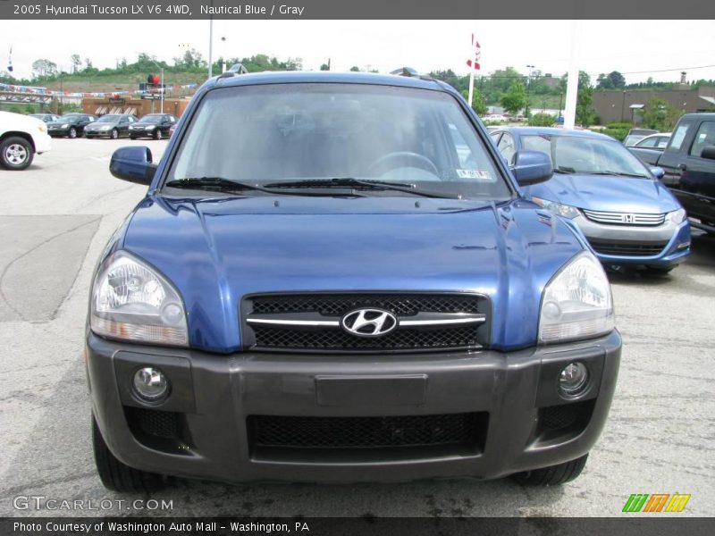 Nautical Blue / Gray 2005 Hyundai Tucson LX V6 4WD