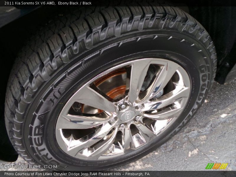 Ebony Black / Black 2011 Kia Sorento SX V6 AWD