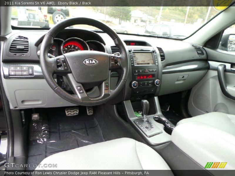 Ebony Black / Black 2011 Kia Sorento SX V6 AWD