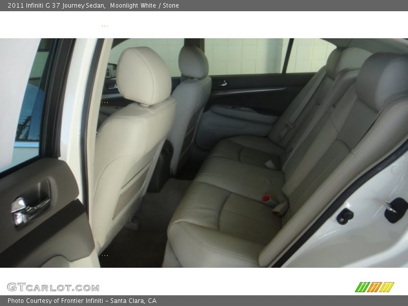 Moonlight White / Stone 2011 Infiniti G 37 Journey Sedan