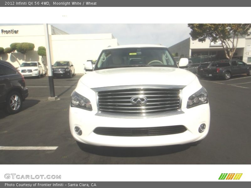Moonlight White / Wheat 2012 Infiniti QX 56 4WD