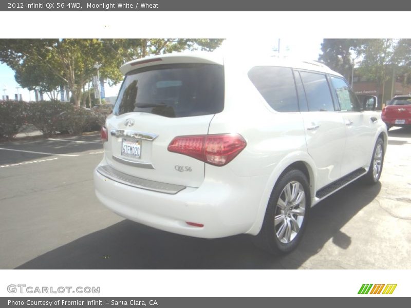 Moonlight White / Wheat 2012 Infiniti QX 56 4WD