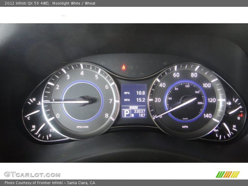 Moonlight White / Wheat 2012 Infiniti QX 56 4WD