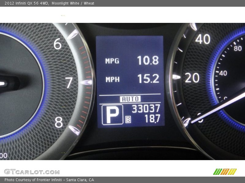 Moonlight White / Wheat 2012 Infiniti QX 56 4WD