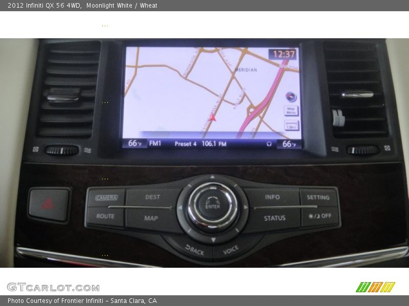 Moonlight White / Wheat 2012 Infiniti QX 56 4WD