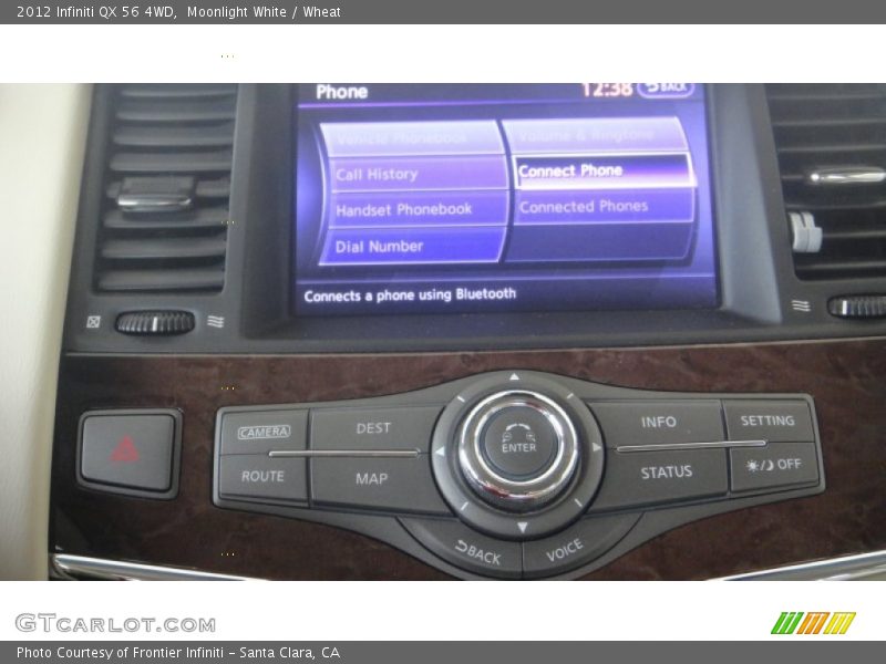 Moonlight White / Wheat 2012 Infiniti QX 56 4WD
