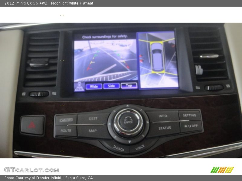 Moonlight White / Wheat 2012 Infiniti QX 56 4WD