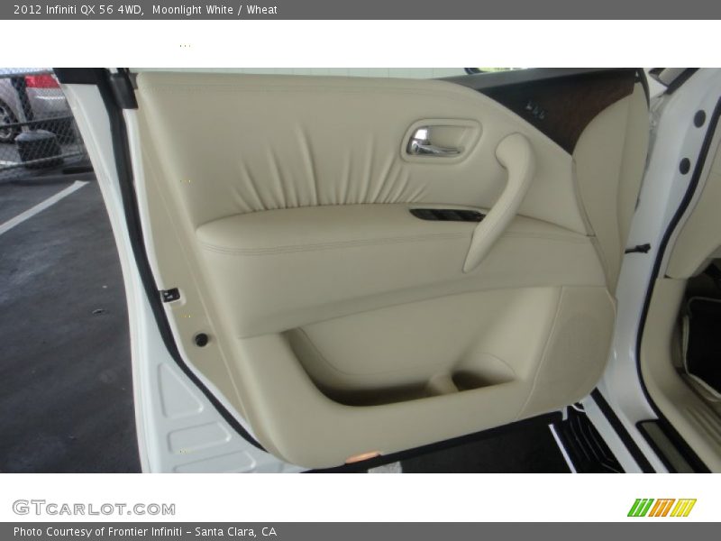Moonlight White / Wheat 2012 Infiniti QX 56 4WD