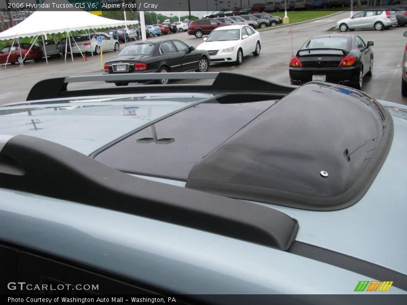 Alpine Frost / Gray 2006 Hyundai Tucson GLS V6