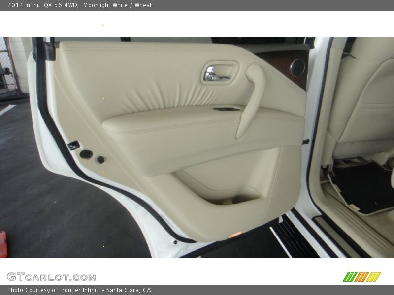 Moonlight White / Wheat 2012 Infiniti QX 56 4WD