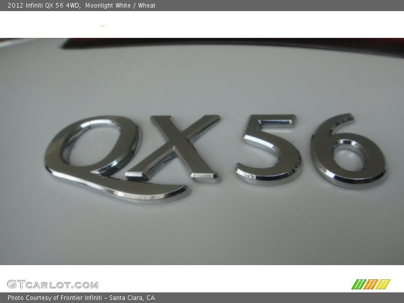 Moonlight White / Wheat 2012 Infiniti QX 56 4WD
