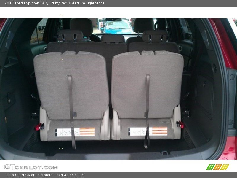 Ruby Red / Medium Light Stone 2015 Ford Explorer FWD