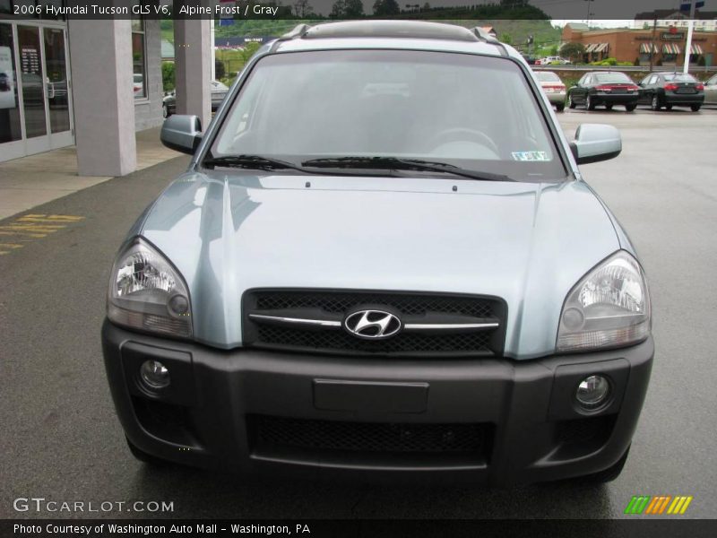 Alpine Frost / Gray 2006 Hyundai Tucson GLS V6
