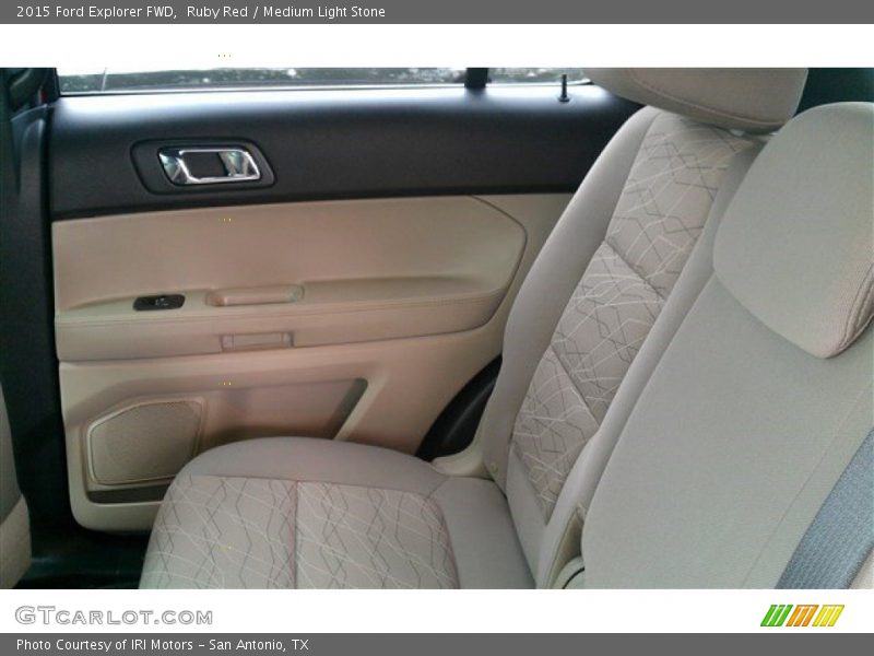 Ruby Red / Medium Light Stone 2015 Ford Explorer FWD