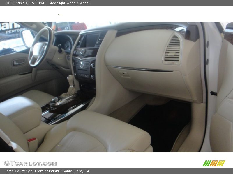 Moonlight White / Wheat 2012 Infiniti QX 56 4WD