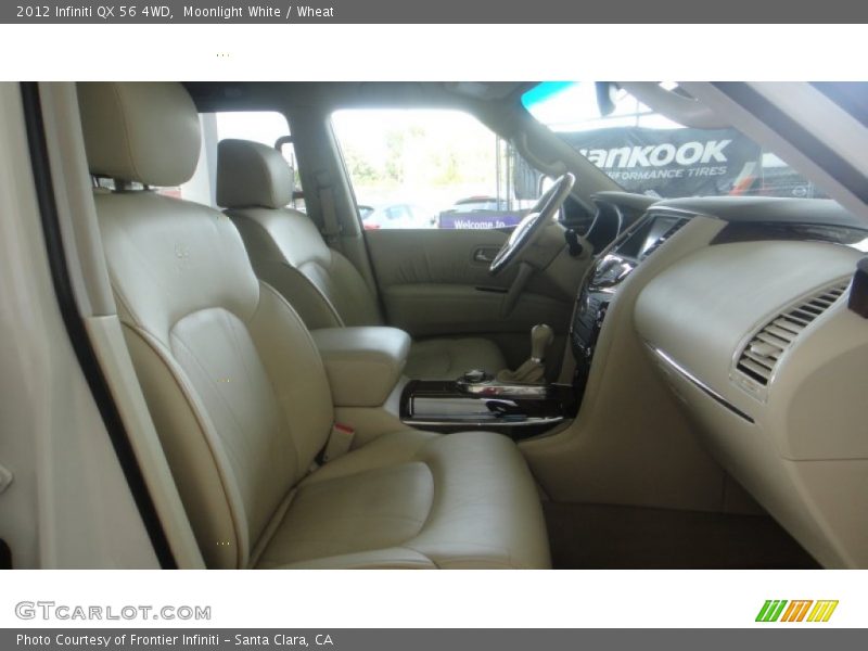 Moonlight White / Wheat 2012 Infiniti QX 56 4WD
