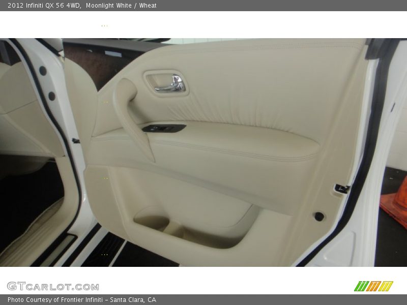 Moonlight White / Wheat 2012 Infiniti QX 56 4WD