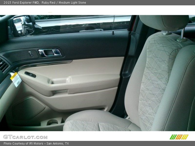 Ruby Red / Medium Light Stone 2015 Ford Explorer FWD