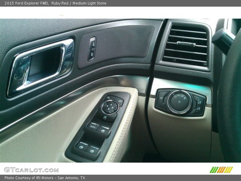Ruby Red / Medium Light Stone 2015 Ford Explorer FWD