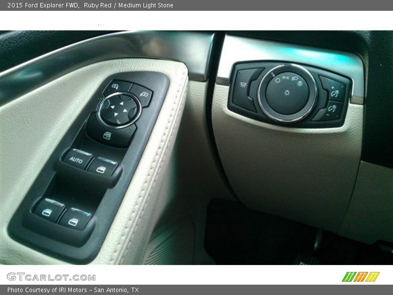 Ruby Red / Medium Light Stone 2015 Ford Explorer FWD