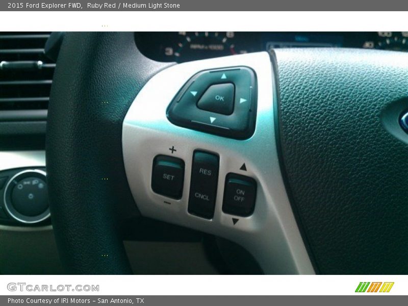 Ruby Red / Medium Light Stone 2015 Ford Explorer FWD