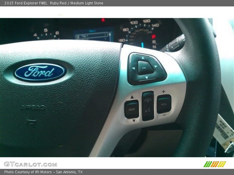 Ruby Red / Medium Light Stone 2015 Ford Explorer FWD