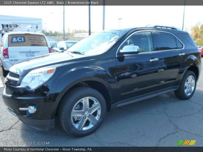 Black / Brownstone/Jet Black 2015 Chevrolet Equinox LTZ AWD