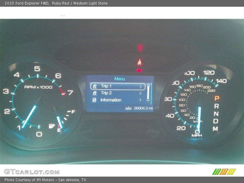 Ruby Red / Medium Light Stone 2015 Ford Explorer FWD