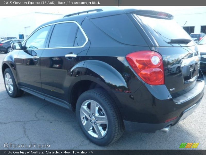 Black / Brownstone/Jet Black 2015 Chevrolet Equinox LTZ AWD