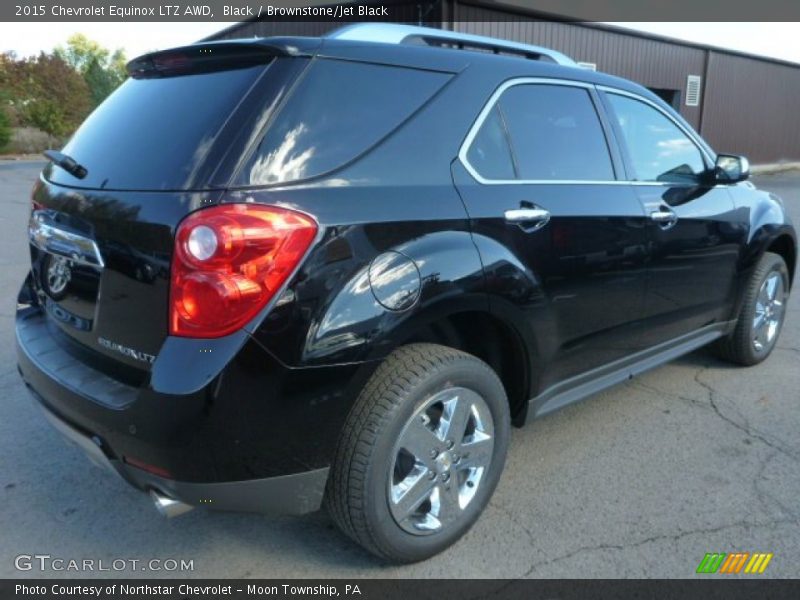 Black / Brownstone/Jet Black 2015 Chevrolet Equinox LTZ AWD