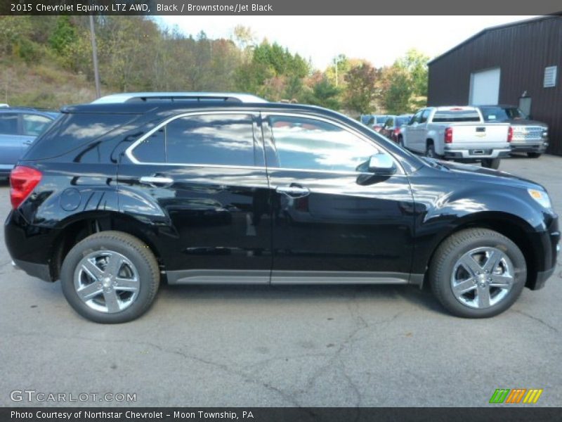 Black / Brownstone/Jet Black 2015 Chevrolet Equinox LTZ AWD