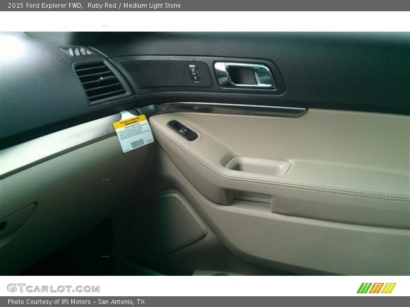 Ruby Red / Medium Light Stone 2015 Ford Explorer FWD
