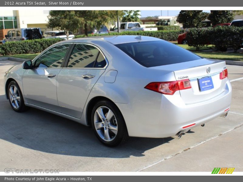 Silver Moon / Ebony 2012 Acura TSX Sedan