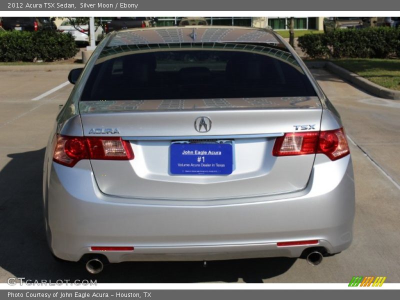 Silver Moon / Ebony 2012 Acura TSX Sedan