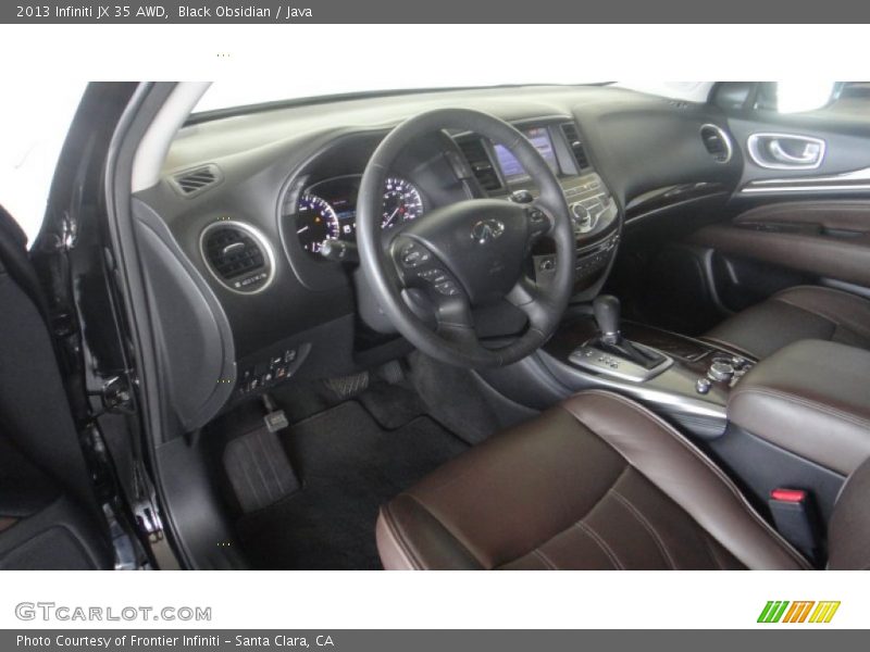 Black Obsidian / Java 2013 Infiniti JX 35 AWD