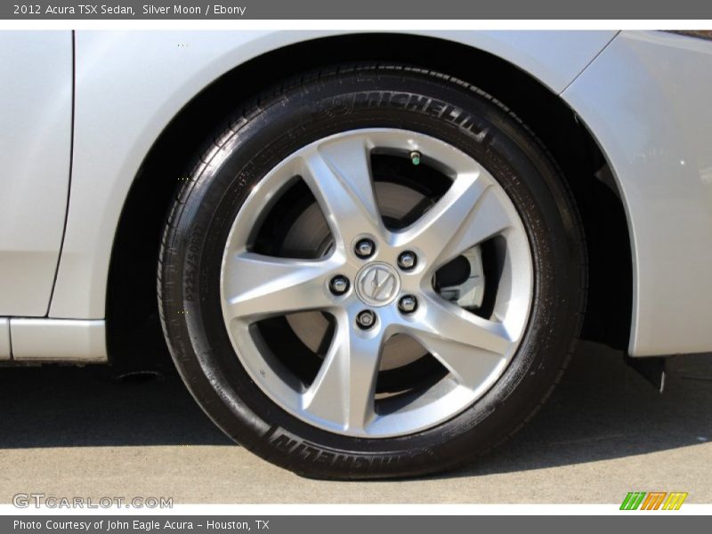 Silver Moon / Ebony 2012 Acura TSX Sedan
