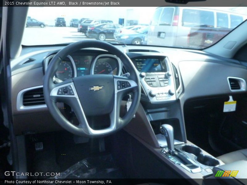 Black / Brownstone/Jet Black 2015 Chevrolet Equinox LTZ AWD