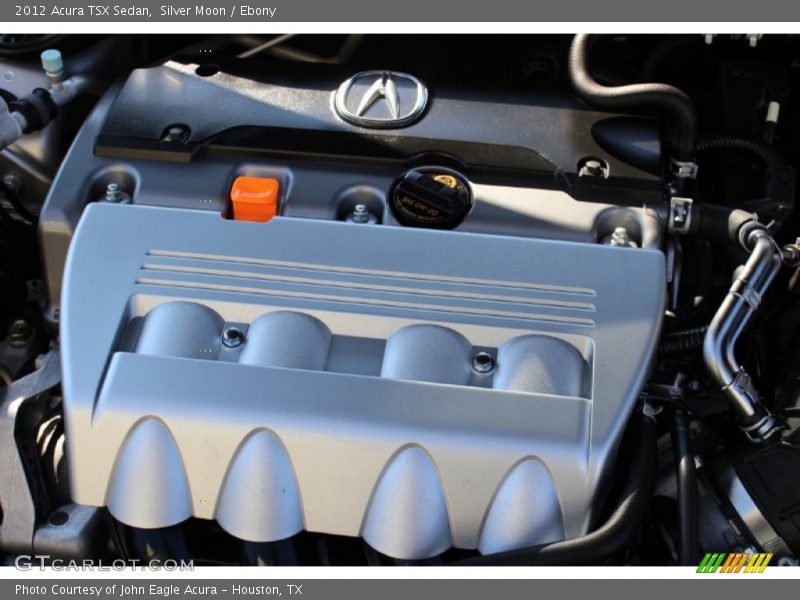 Silver Moon / Ebony 2012 Acura TSX Sedan