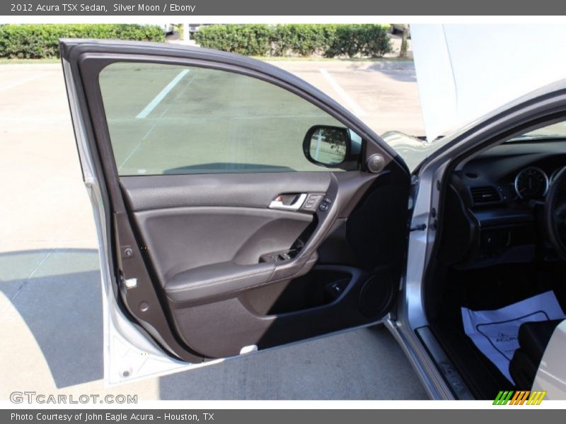 Silver Moon / Ebony 2012 Acura TSX Sedan