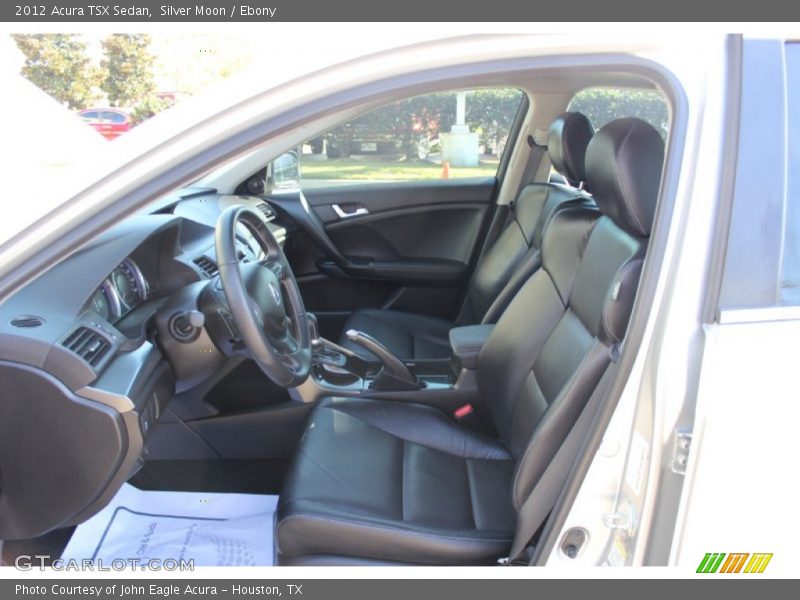 Silver Moon / Ebony 2012 Acura TSX Sedan