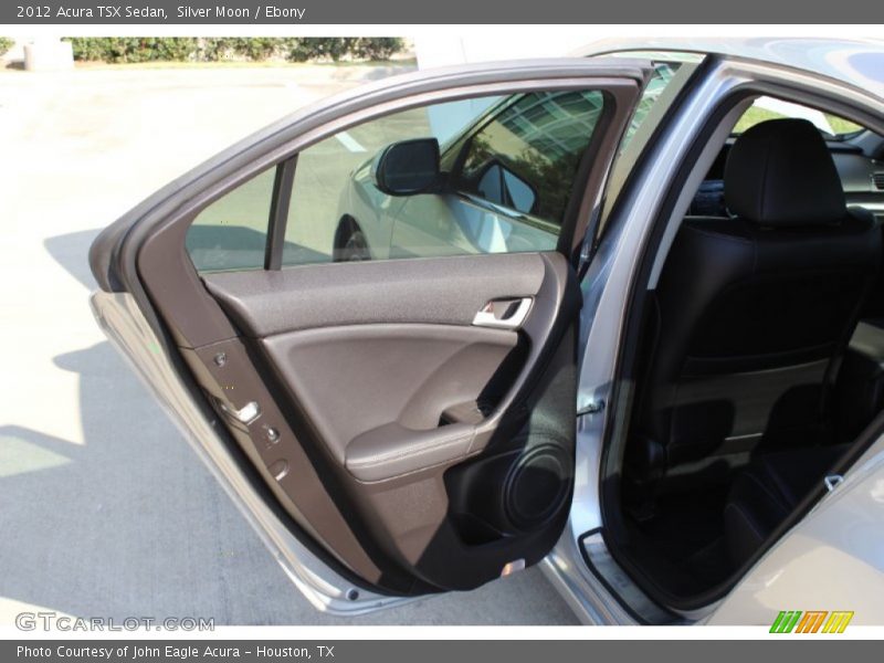 Silver Moon / Ebony 2012 Acura TSX Sedan